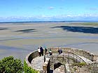 MONT SAINT MICHEL: V dob na nvtvy byl odliv, moe bylo v nedohlednu